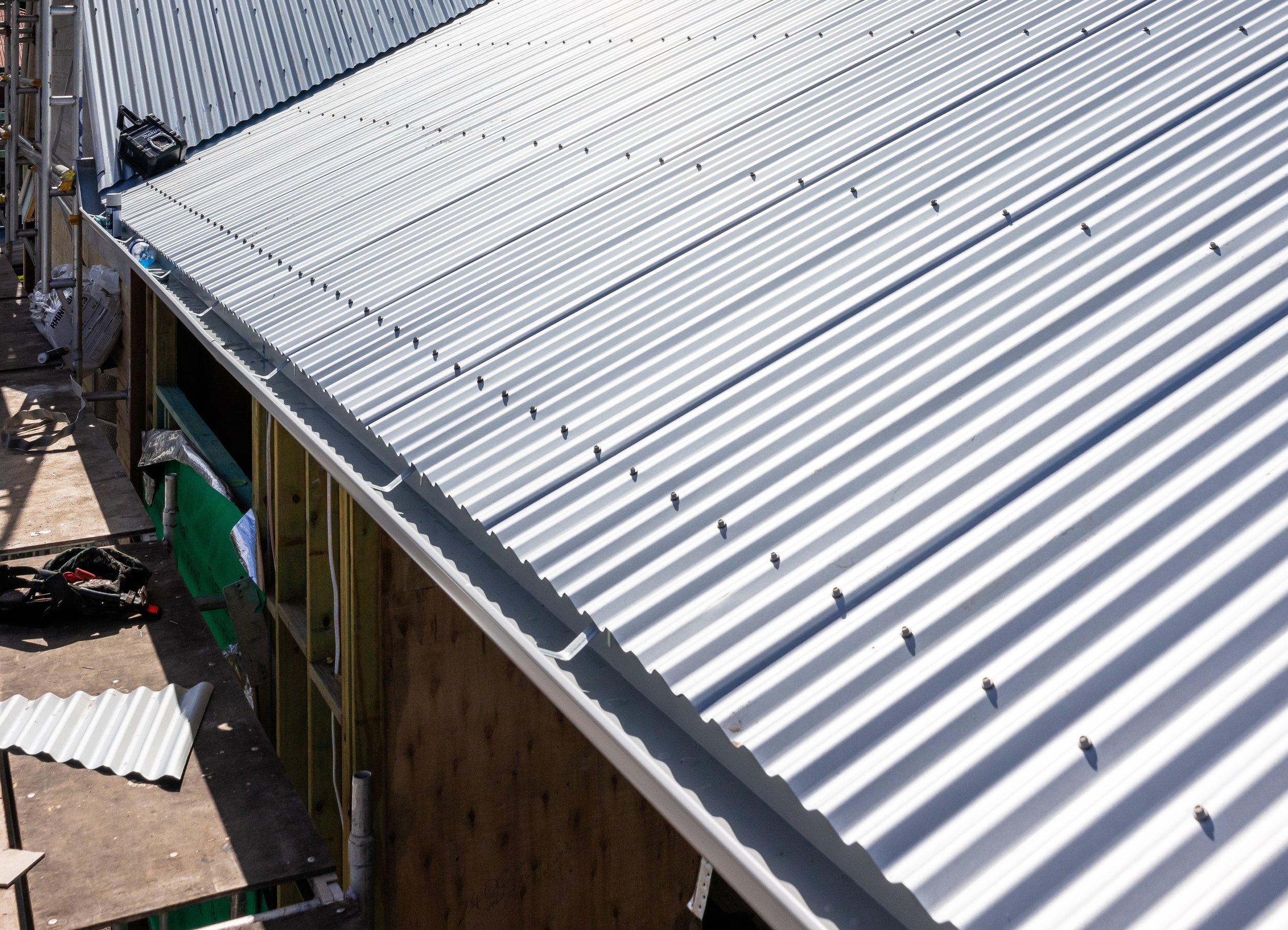 New guttering installation