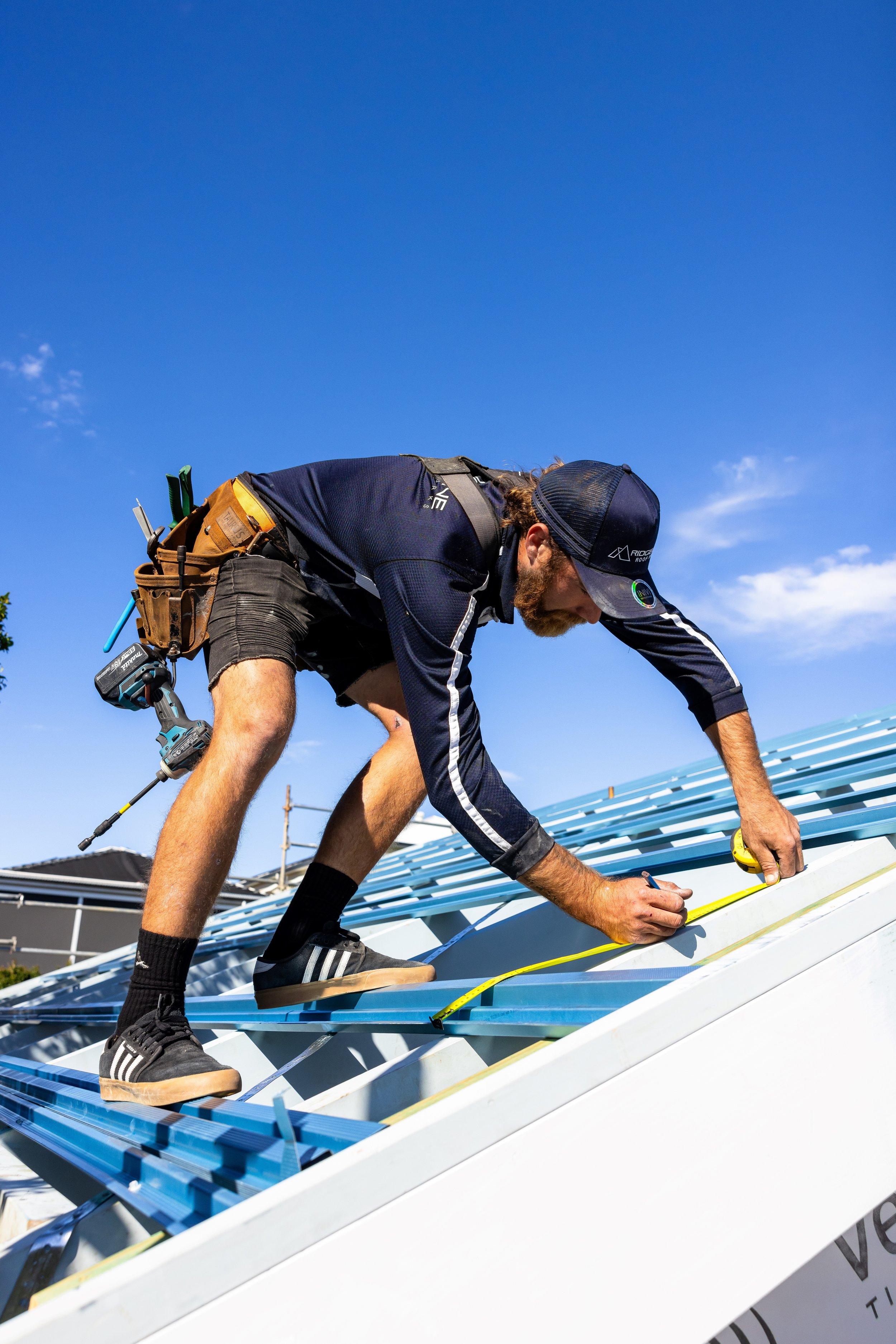 Roof maintenance work